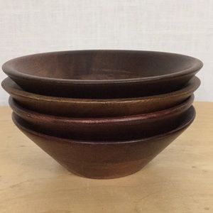 Walnut salad/snack/trinket bowls - so many uses!